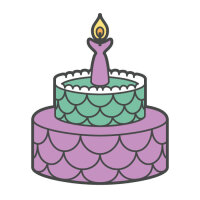 Meerjungfrauen Geburtstag (Angebot einholen)