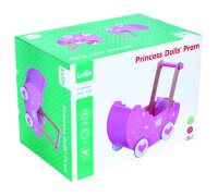 Stabiler Puppenwagen aus Sperrholz mit liebevollem Inhalt...