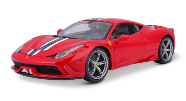Ferrari R&P 458 Speciale 1/18 rot detailreiches Modellauto mit beweglichen Teilen