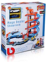 Bburago Street Fire 1/43 Mega Dealer Showroom mit 2...