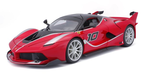 Ferrari R&P FXX K 1/18 rot detailgetreues Modellauto mit beweglichen Teilen