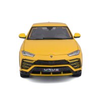 Lamborghini Urus 1/18 Yellow Model Car with Opening Doors and Steering