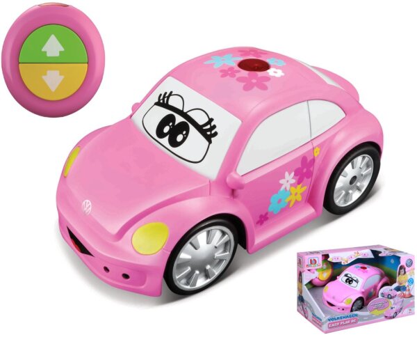 Cooler RC VW Beetle Pink mit Infrarot-Fernbedienung und Hindernis-Sensor