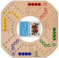 Brändi Dog 4er-Set Brettspiel für Taktik und...