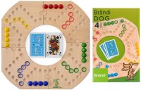 Brändi Dog 4er-Set Brettspiel für Taktik und Teamspaß