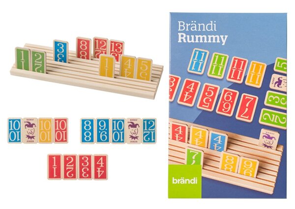 Rummy Familienspiel für 2-4 Spieler Spaß beim Kombinieren und Gewinnen