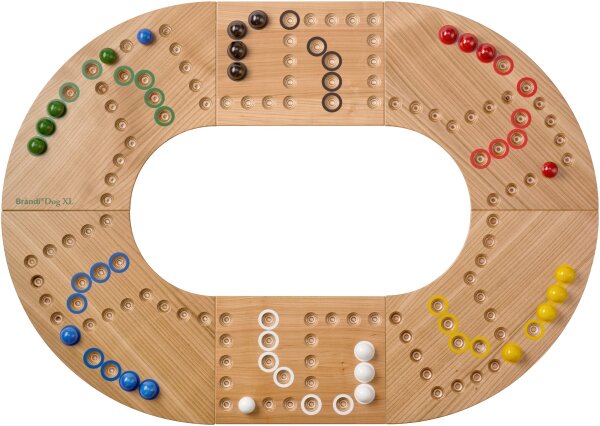 Brändi Dog XL 6er-Set aus Kirschholz für doppelten Spielspaß