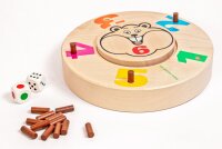 Hamster Spiel aus Holz für Kinder - Familienspaß für Vorschulkinder