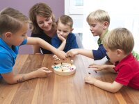 Hamster Spiel aus Holz für Kinder - Familienspaß für Vorschulkinder