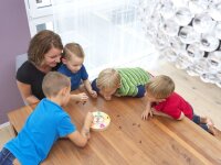Hamster Spiel aus Holz für Kinder - Familienspaß für Vorschulkinder