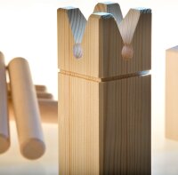 Kubb Master Wurfspiel in robuster Tragtasche für Outdoor-Spaß