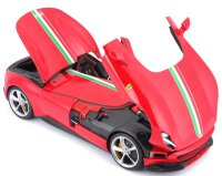 Ferrari Monza SP1 1/18 Red Model Car with Detailed Gift Box