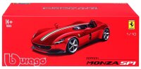 Ferrari Monza SP1 1/18 Red Model Car with Detailed Gift Box