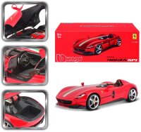 Ferrari Monza SP1 1/18 Red Model Car with Detailed Gift Box