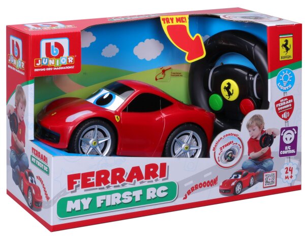 RC Ferrari 458 Italia Light & Sound für Kinder ab 2 Jahren