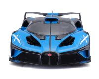 Bugatti Bolide 1/18 Blau Modellauto mit Öffnenden Türen und Steuer
