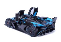 Bugatti Bolide 1/18 Blau Modellauto mit Öffnenden Türen und Steuer