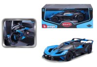 Bugatti Bolide 1/18 Blau Modellauto mit Öffnenden Türen und Steuer