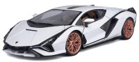 Lamborghini Sian FKP 37 1/18 Modellauto Weiss mit...