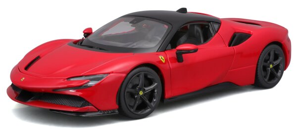 Ferrari R&P SF90 Stradale 1/18 rot detailiertes Modellauto mit beweglichen Teilen