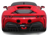 Ferrari R&P SF90 Stradale 1/18 rot detailiertes Modellauto mit beweglichen Teilen