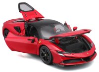 Ferrari R&P SF90 Stradale 1/18 rot detailiertes Modellauto mit beweglichen Teilen