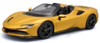 Ferrari R&P SF90 Spider 1/18 Gold Modellauto mit...