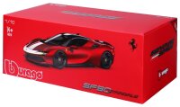 Ferrari SF90 Stradale Fiorano 1/18 rot Modellauto in Geschenkbox