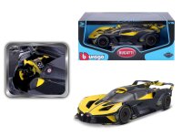 Bugatti Bolide 1/18 Yellow Model Car with Opening Doors and Steering