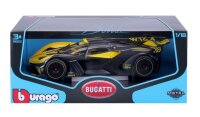 Bugatti Bolide 1/18 Yellow Model Car with Opening Doors and Steering