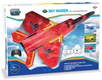 Sky Raider Flugzeug 2.4 GHz rot für Einsteiger mit...
