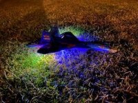 Sky Raider 2.4 GHz Plane Blue Easy to Control for Water and Land