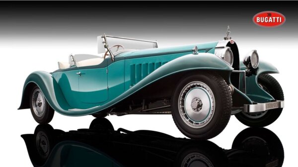 Bugatti Roadster Esders 1932 1/18 grün - Exquisite Modellnachbildung