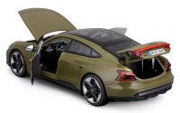 Audi RS e-tron GT 2022 1/18 grün Modellauto mit funktionierendem Steuer