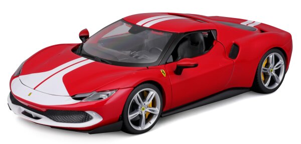 Ferrari R&P 296 GTB Assetto Fiorano 1/18 rot detailgetreues Modellauto