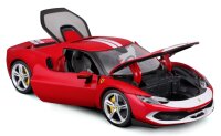 Ferrari R&P 296 GTB Assetto Fiorano 1/18 rot detailgetreues Modellauto