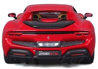 Ferrari R&P 296 GTB 1/18 rot detailgetreues Modellauto mit beweglichen Teilen