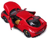 Ferrari R&P 296 GTB 1/18 rot detailgetreues Modellauto mit beweglichen Teilen