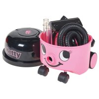 Voll funktionsfähiger Staubsauger Hetty mit praktischem Staubfach zum Entleeren