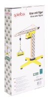Baukran mit Figur aus 100% FSC-zertifiziertem Holz für kreatives Spielen