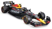 Red Bull Racing F1 RB19 1/18 Pérez 2023 Modell von Bburago in Plexiglas
