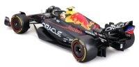 Red Bull Racing F1 RB19 1/18 Pérez 2023 Modell von Bburago in Plexiglas