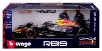 Red Bull Racing F1 RB19 1/18 Pérez 2023 Modell von Bburago in Plexiglas