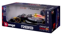 Red Bull Racing F1 RB19 1/18 Pérez 2023 Modell von Bburago in Plexiglas
