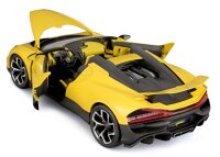 Bugatti Mistral 1/18 Gelb Modellauto mit Öffnenden Türen und Steuer