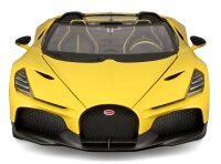 Bugatti Mistral 1/18 Gelb Modellauto mit Öffnenden Türen und Steuer