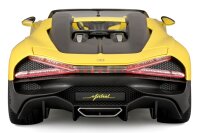 Bugatti Mistral 1/18 Gelb Modellauto mit Öffnenden Türen und Steuer
