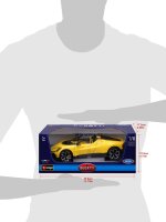 Bugatti Mistral 1/18 Gelb Modellauto mit Öffnenden Türen und Steuer