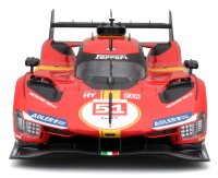 Ferrari 499P Le Mans Champion 2023 1/18 Modellauto rot, detailreich und lizenziert