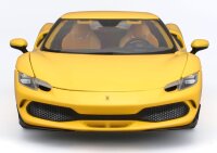 Ferrari R&P 296 GTB 1/18 Gelb Detailiertes Modellauto mit Öffnenden Teilen